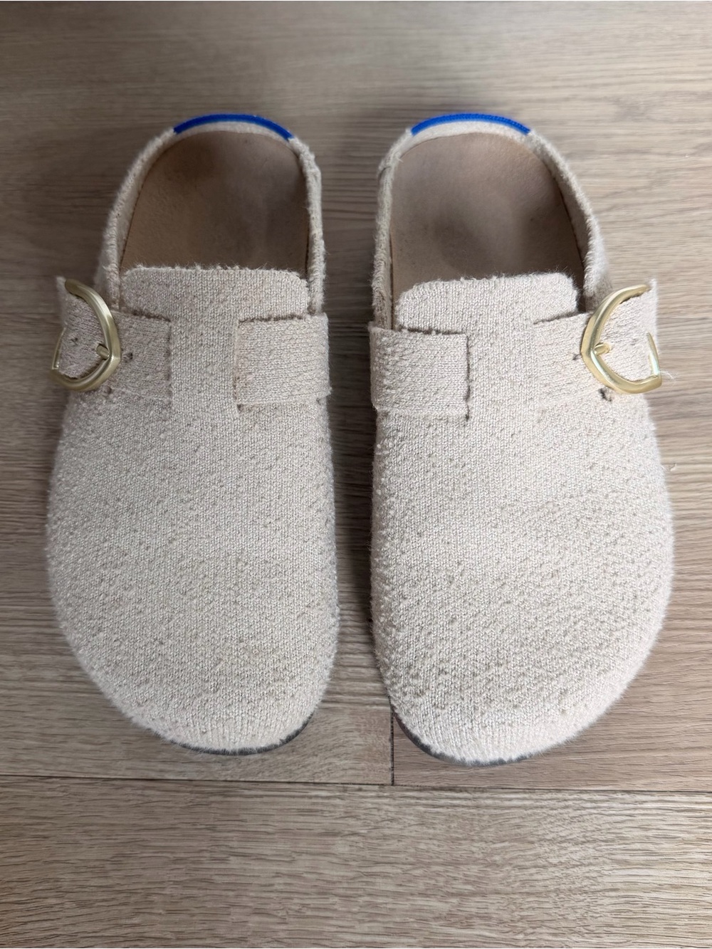 Rothy’s Buckle Clog in Honeybun Bouclé - Picture 7 of 10